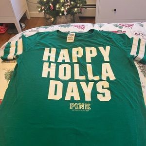 Victoria Secret Happy Holla Days Shirt